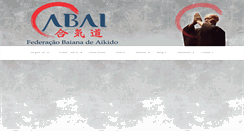 Desktop Screenshot of aikidoba.com.br